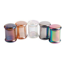 2021 Hot Customized Ari Tight Clear Glass Jar With Lid Glowing